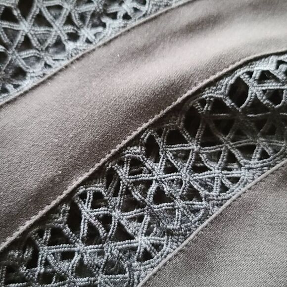 Calvin Klein Black Fit & Flare Dress Size 2 - Picture 4 of 5